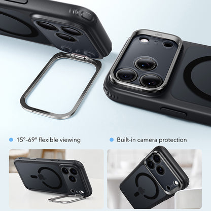MagSafe-etui til Apple iPhone 18 Pro / 17 Pro, ESR, Classic Hybrid Kickstand, Mat Sort