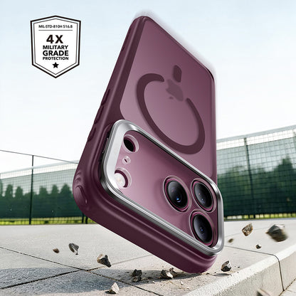 MagSafe-etui til Apple iPhone 18 Pro / 17 Pro, ESR, Classic Hybrid Kickstand, Mørk Rød Satin