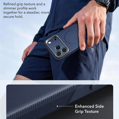 MagSafe-etui til Apple iPhone 18 Pro / 17 Pro, ESR, Cyber Armor Kickstand, Blå