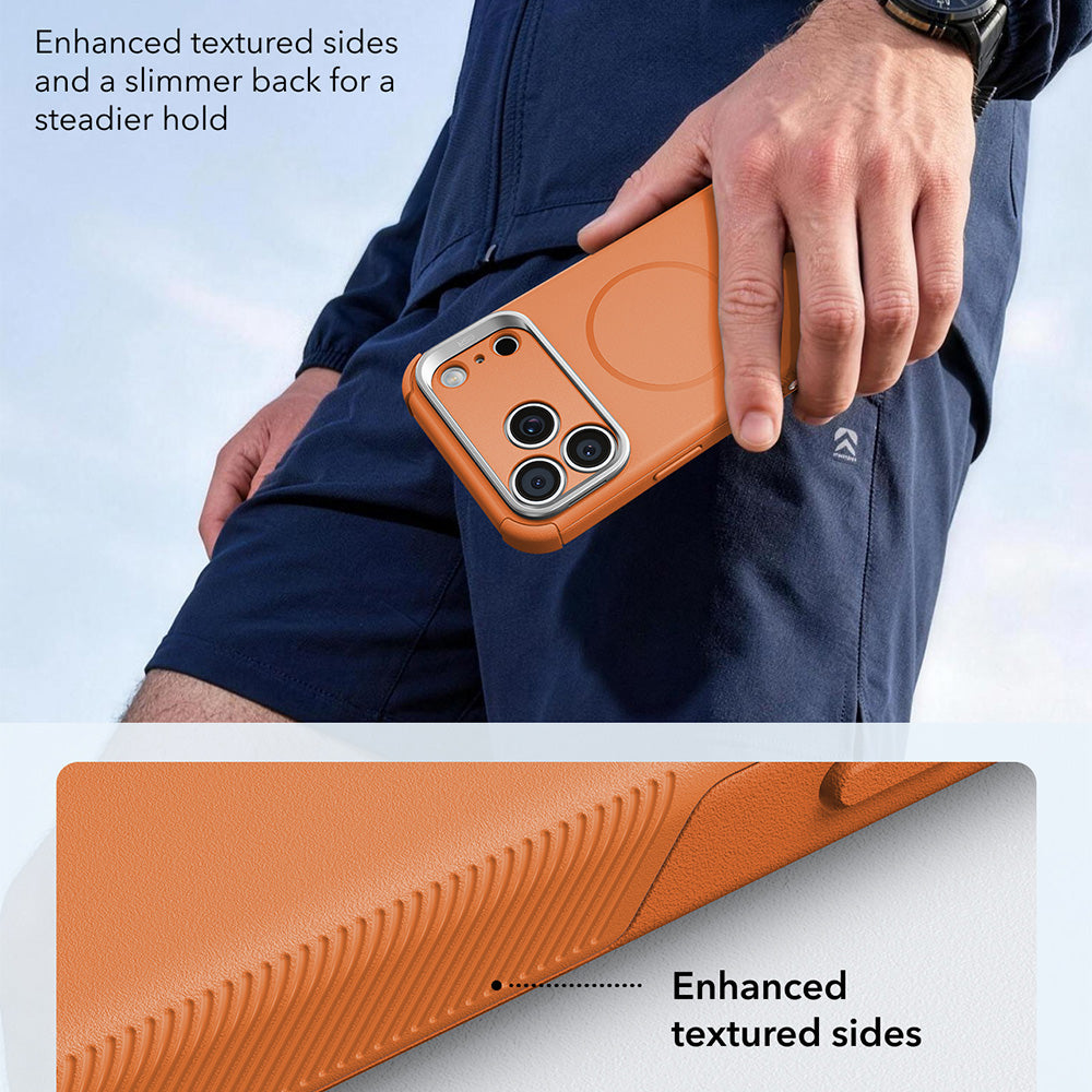 MagSafe-etui til Apple iPhone 18 Pro / 17 Pro, ESR, Cyber Armor Kickstand, Orange