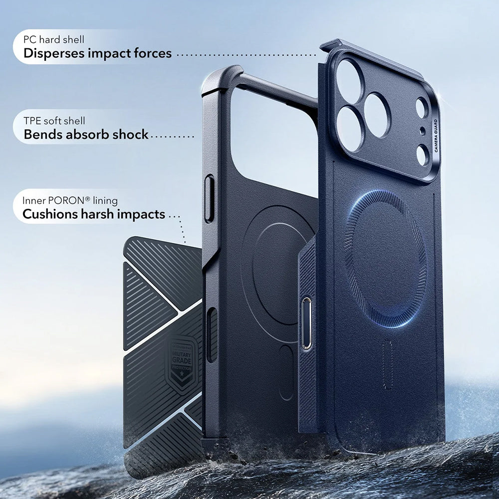 MagSafe Case for Apple iPhone 18 Pro / 17 Pro, ESR, Cyber, Navy Blue