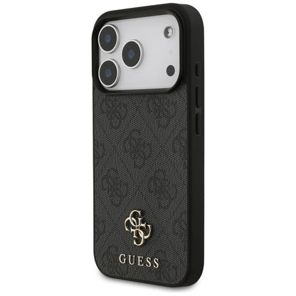 MagSafe-etui til Apple iPhone 18 Pro / 17 Pro, Guess, 4G Small and Classic Logo, Sort
