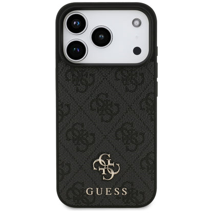 MagSafe-etui til Apple iPhone 18 Pro / 17 Pro, Guess, 4G Small and Classic Logo, Sort