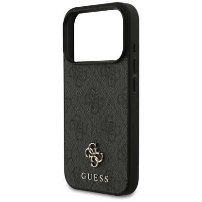 MagSafe-etui til Apple iPhone 18 Pro / 17 Pro, Guess, 4G Small and Classic Logo, Sort