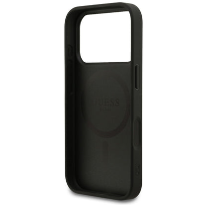 MagSafe-etui til Apple iPhone 18 Pro / 17 Pro, Guess, 4G Small and Classic Logo, Sort