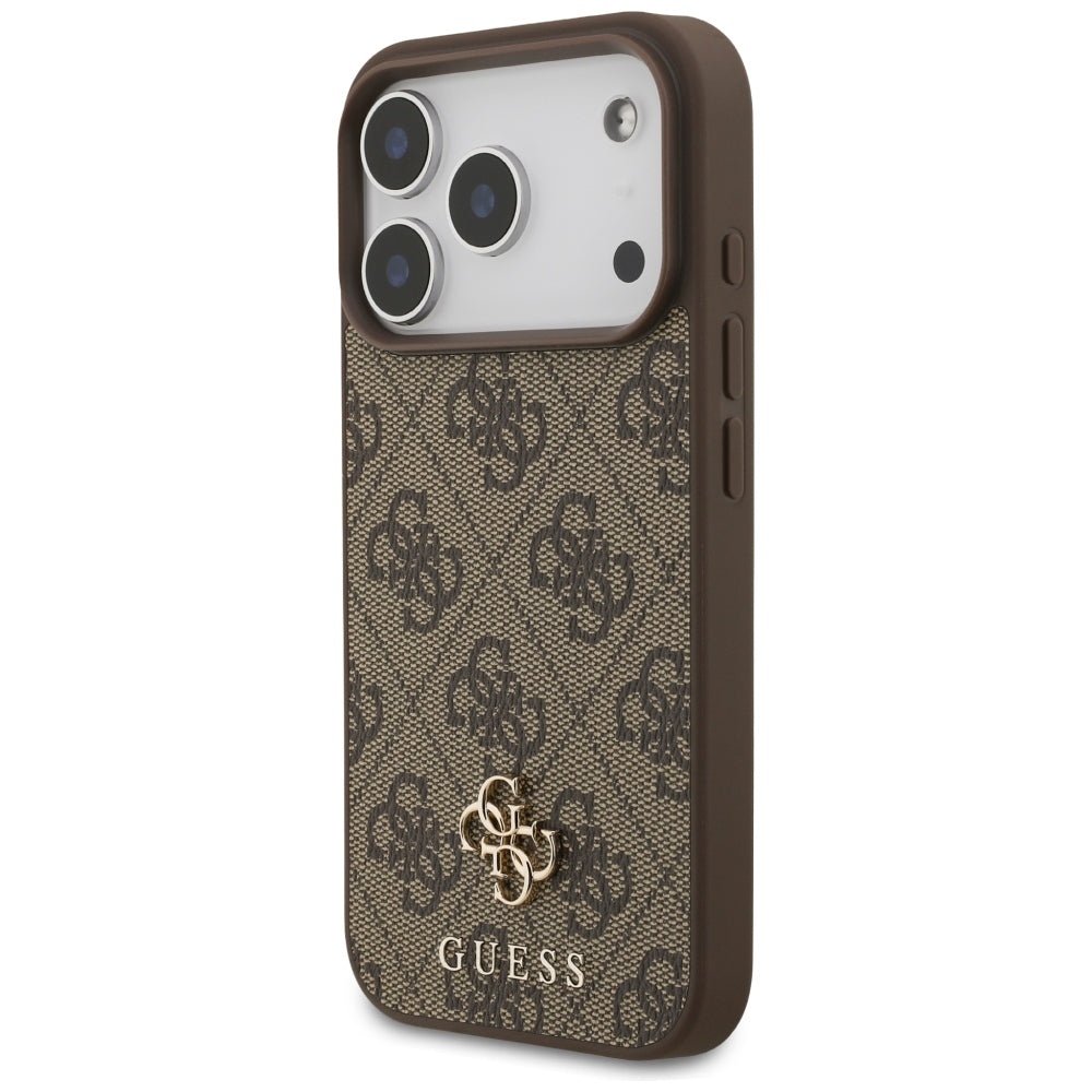 MagSafe-etui til Apple iPhone 18 Pro / 17 Pro, Guess, 4G Small and Classic, Brun