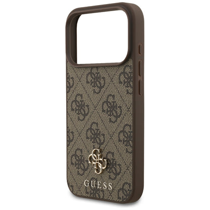 MagSafe-etui til Apple iPhone 18 Pro / 17 Pro, Guess, 4G Small and Classic, Brun