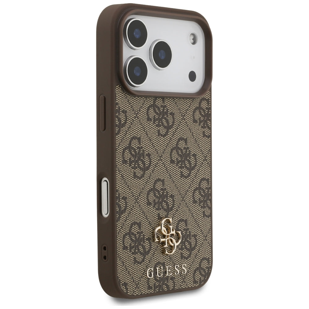 MagSafe-etui til Apple iPhone 18 Pro / 17 Pro, Guess, 4G Small and Classic, Brun