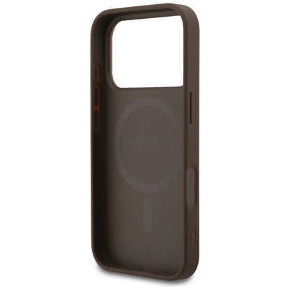 MagSafe-etui til Apple iPhone 18 Pro / 17 Pro, Guess, 4G Small and Classic, Brun