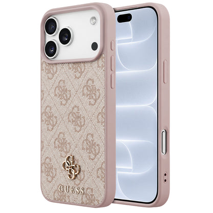 MagSafe-etui til Apple iPhone 18 Pro / 17 Pro, Guess, 4G Small and Classic, Lyserød