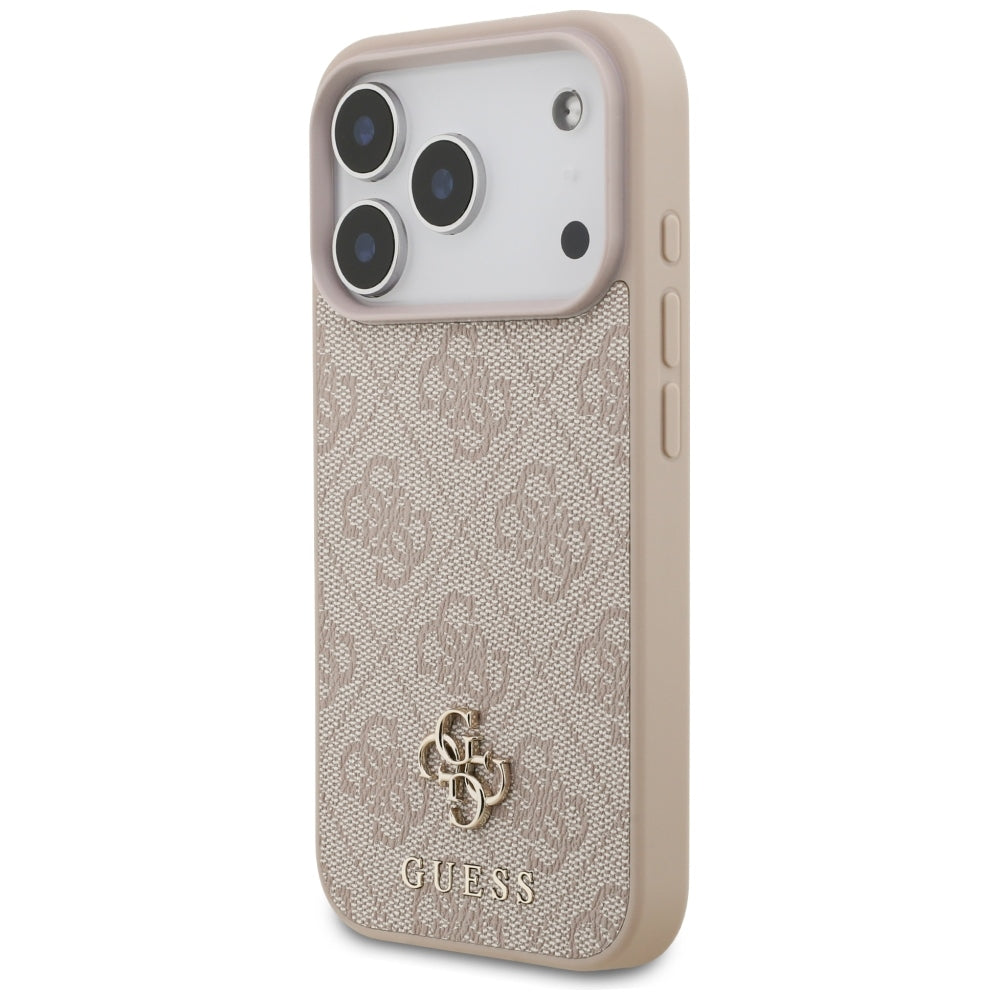 MagSafe-etui til Apple iPhone 18 Pro / 17 Pro, Guess, 4G Small and Classic, Lyserød