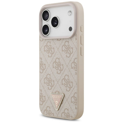MagSafe-etui til Apple iPhone 18 Pro / 17 Pro, Guess, 4G Triangle Strass, Pink