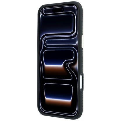 MagSafe-etui til Apple iPhone 18 Pro / 17 Pro, Guess, Kornet Rund Strass Logo, Beige