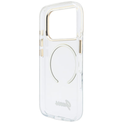 MagSafe-cover til Apple iPhone 18 Pro / 17 Pro, Guess, IML Script Metal, gennemsigtig