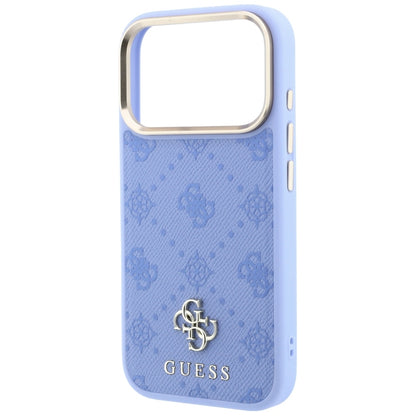 MagSafe-etui til Apple iPhone 18 Pro / 17 Pro, Guess, Peony 4G Small Logo, Blå