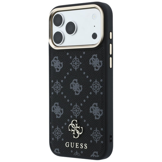 MagSafe-etui til Apple iPhone 18 Pro / 17 Pro, Guess, Peony 4G Small Logo, Sort