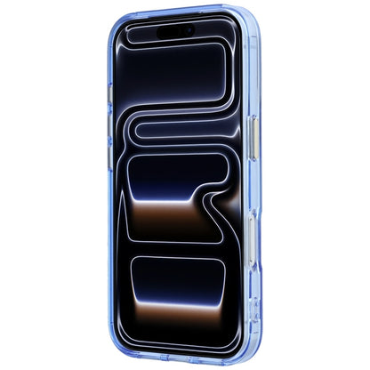MagSafe-etui til Apple iPhone 18 Pro / 17 Pro, Guess, Ring Stand Script Metal Logo, Blå