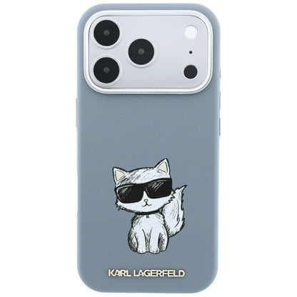 MagSafe-etui til Apple iPhone 18 Pro / 17 Pro, Karl Lagerfeld, Choupette Sketch, Bleu