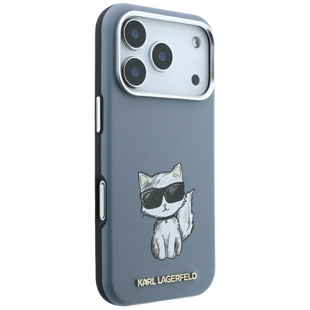 MagSafe-etui til Apple iPhone 18 Pro / 17 Pro, Karl Lagerfeld, Choupette Sketch, Bleu