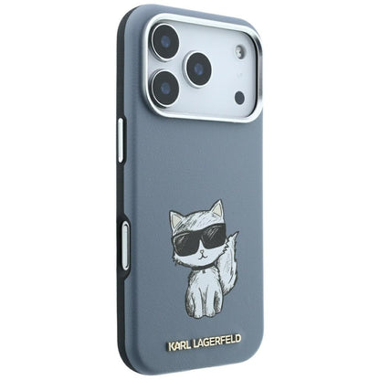 MagSafe-etui til Apple iPhone 18 Pro / 17 Pro, Karl Lagerfeld, Choupette Sketch, Bleu