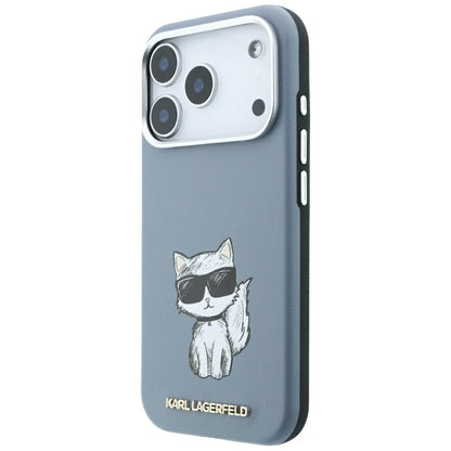 MagSafe-etui til Apple iPhone 18 Pro / 17 Pro, Karl Lagerfeld, Choupette Sketch, Bleu