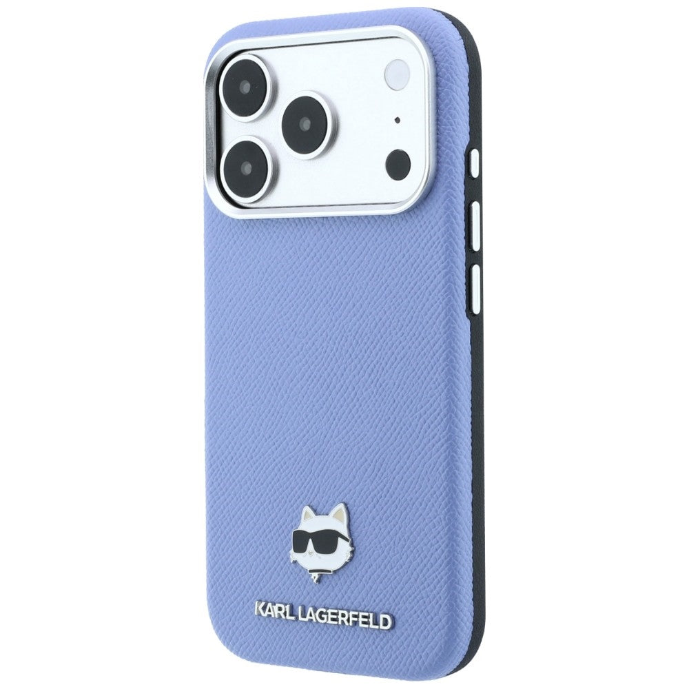 MagSafe-etui til Apple iPhone 18 Pro / 17 Pro, Karl Lagerfeld, Grained Choupette Head, Bleu
