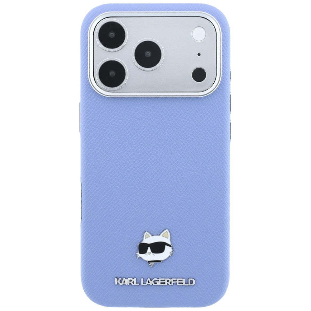 MagSafe-etui til Apple iPhone 18 Pro / 17 Pro, Karl Lagerfeld, Grained Choupette Head, Bleu