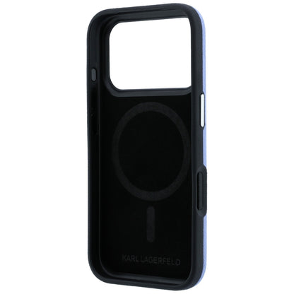 MagSafe-cover til Apple iPhone 18 Pro / 17 Pro, Karl Lagerfeld, Grained Embossed Ring, blå