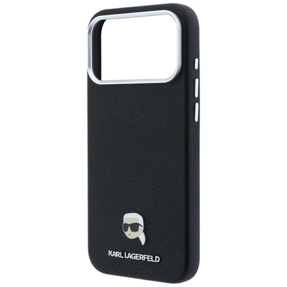 MagSafe-etui til Apple iPhone 18 Pro / 17 Pro, Karl Lagerfeld, Kornet Karl Head's Metal, Sort