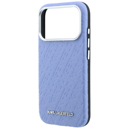 MagSafe-etui til Apple iPhone 18 Pro / 17 Pro, Karl Lagerfeld, Kornet Metal Logo, Blå