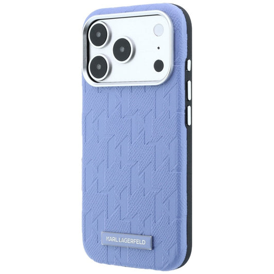 MagSafe-etui til Apple iPhone 18 Pro / 17 Pro, Karl Lagerfeld, Grained Mono Resin Logo, Bleu