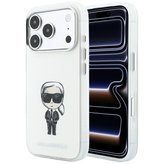 MagSafe-etui til Apple iPhone 18 Pro / 17 Pro, Karl Lagerfeld, HC IML Ikonik Sketch Print, Beige