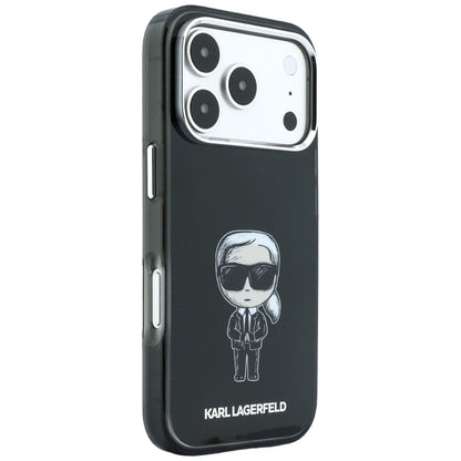 MagSafe-etui til Apple iPhone 18 Pro / 17 Pro, Karl Lagerfeld, HC IML Ikonik Sketch Print, Sort