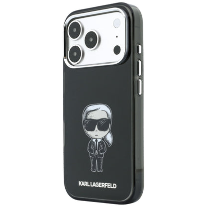 MagSafe-etui til Apple iPhone 18 Pro / 17 Pro, Karl Lagerfeld, HC IML Ikonik Sketch Print, Sort