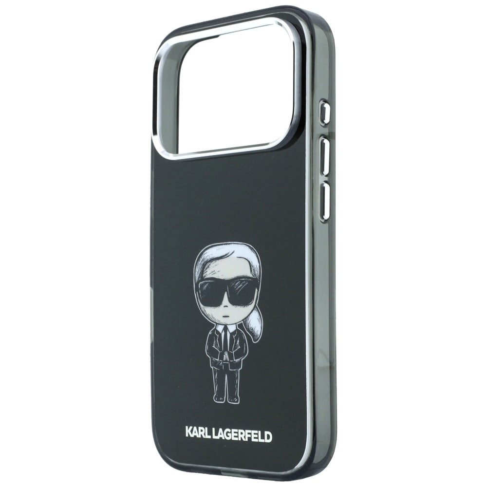 MagSafe-etui til Apple iPhone 18 Pro / 17 Pro, Karl Lagerfeld, HC IML Ikonik Sketch Print, Sort