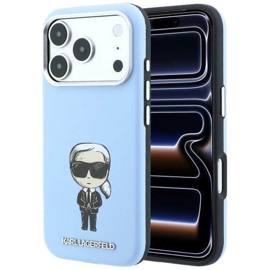 MagSafe-etui til Apple iPhone 18 Pro / 17 Pro, Karl Lagerfeld, Ikonik Sketch, Blå