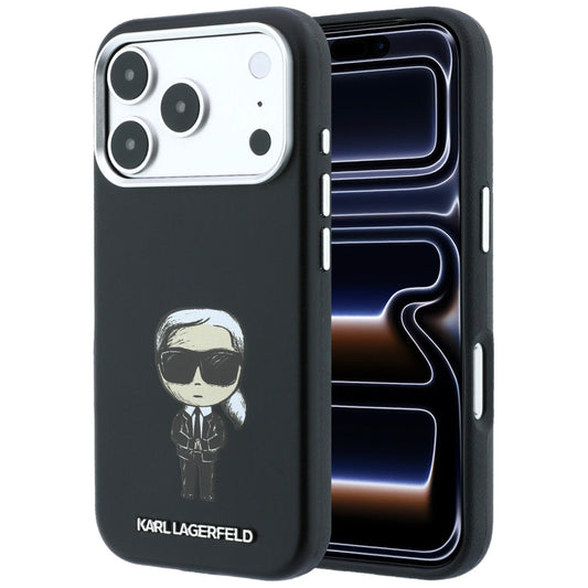 MagSafe-etui til Apple iPhone 18 Pro / 17 Pro, Karl Lagerfeld, Ikonik Sketch, Sort