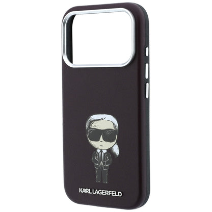 MagSafe-etui til Apple iPhone 18 Pro / 17 Pro, Karl Lagerfeld, Ikonik Sketch, Vinrød