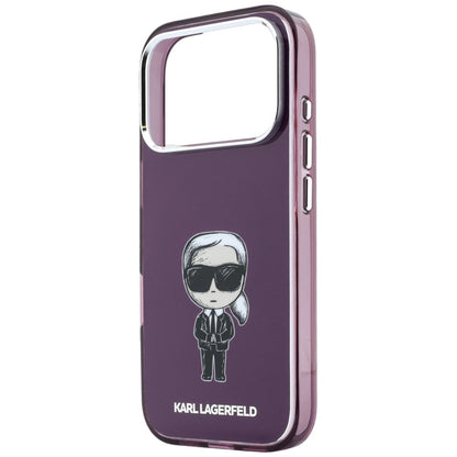 MagSafe-cover til Apple iPhone 18 Pro / 17 Pro, Karl Lagerfeld, HC IML Ikonik Sketch Print, bordeauxfarvet