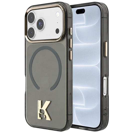 MagSafe-cover til Apple iPhone 18 Pro / 17 Pro, Karl Lagerfeld, IML Karl Head-logo, sort