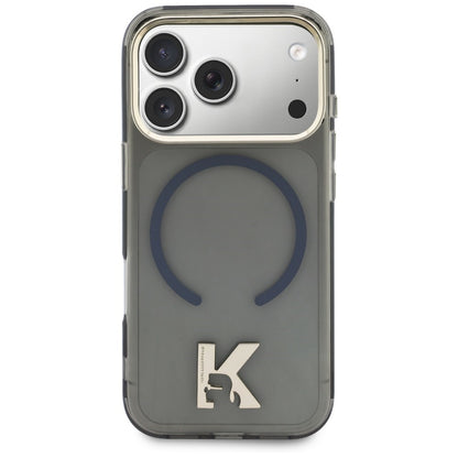 MagSafe-cover til Apple iPhone 18 Pro / 17 Pro, Karl Lagerfeld, IML Karl Head-logo, sort