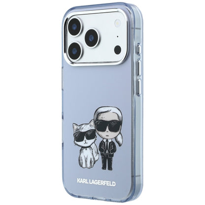 MagSafe-etui til Apple iPhone 18 Pro / 17 Pro, Karl Lagerfeld, IML KC Bodies Sketch Print, Blå
