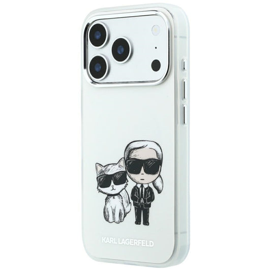 MagSafe-etui til Apple iPhone 18 Pro / 17 Pro, Karl Lagerfeld, KC Bodies Sketch, Beige