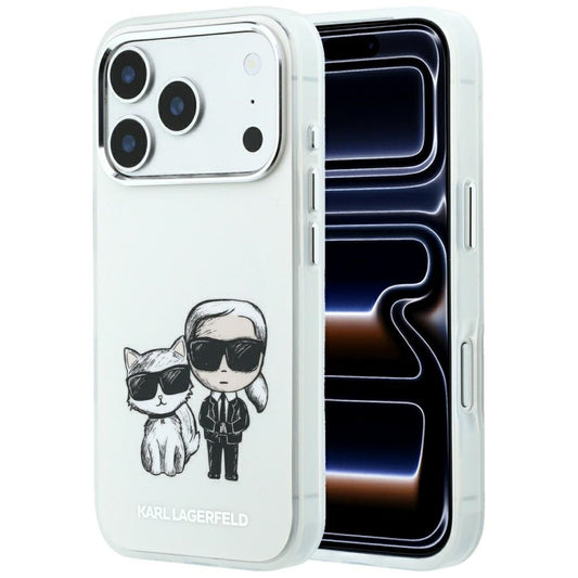 MagSafe-etui til Apple iPhone 18 Pro / 17 Pro, Karl Lagerfeld, KC Bodies Sketch, Beige