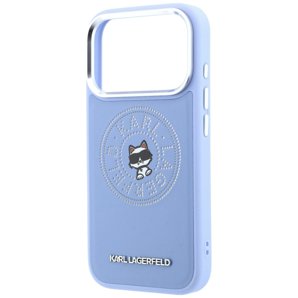 MagSafe-cover til Apple iPhone 18 Pro / 17 Pro, Karl Lagerfeld, Point and Choupette Sketch, blå