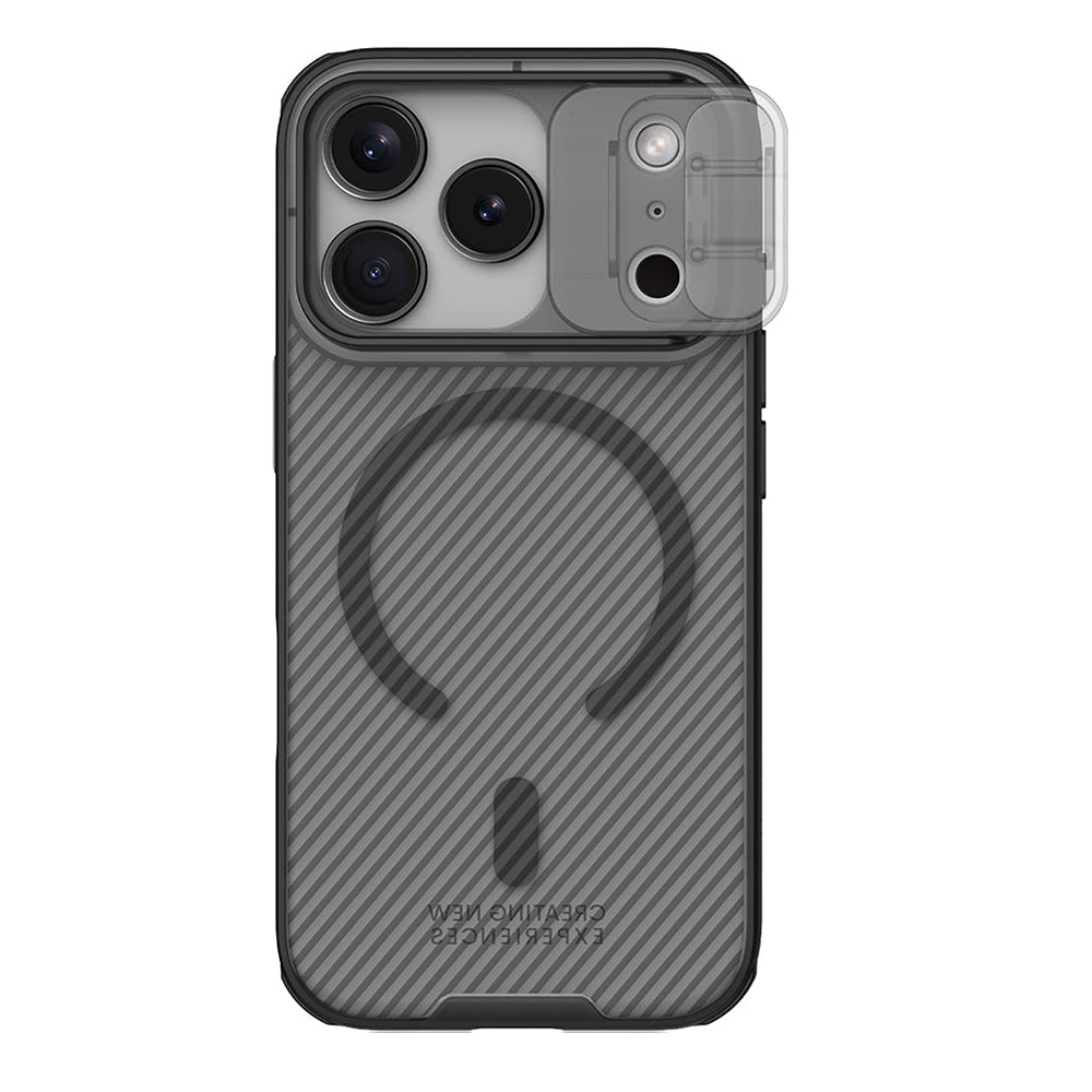 MagSafe Case for Apple iPhone 18 Pro / 17 Pro, Nillkin, CamShield Pro, Transparent Black