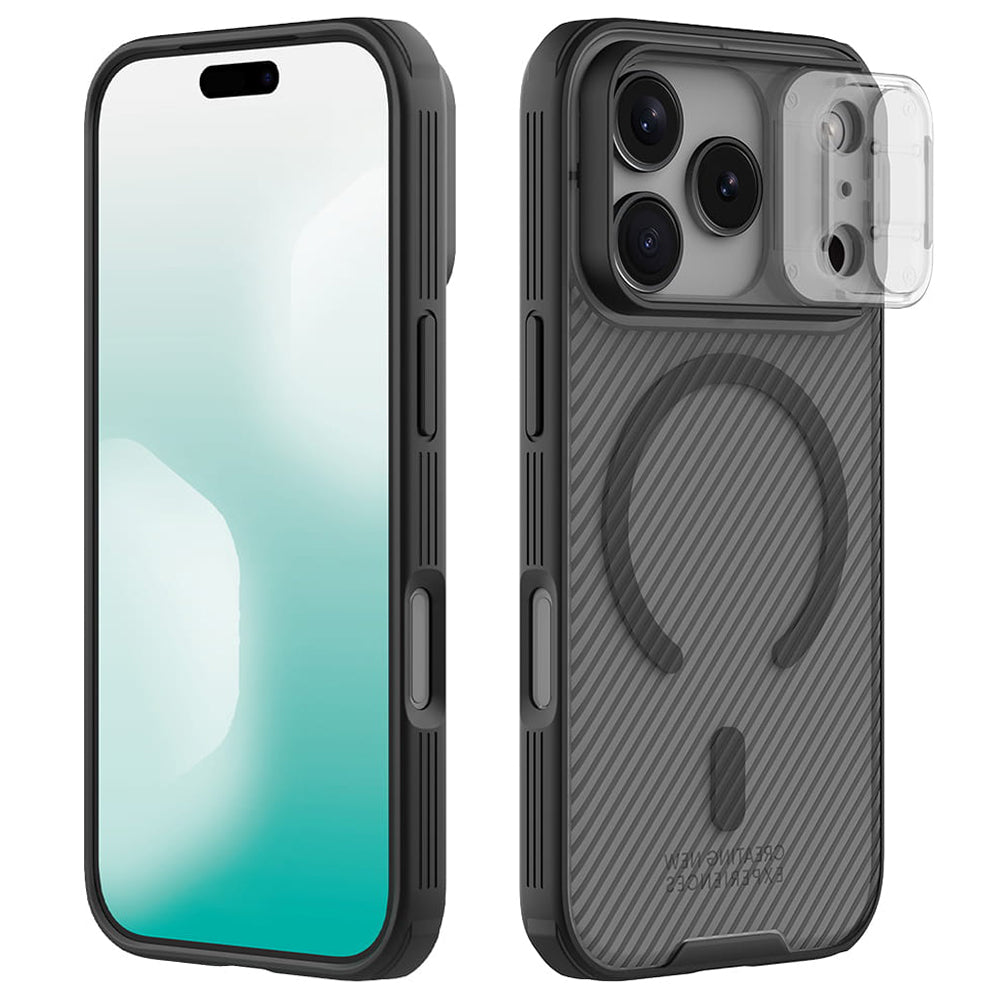 MagSafe Case for Apple iPhone 18 Pro / 17 Pro, Nillkin, CamShield Pro, Transparent Black