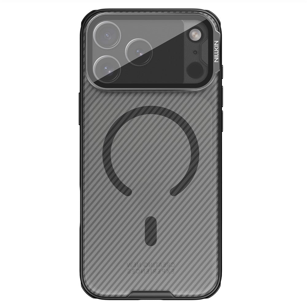 MagSafe-etui til Apple iPhone 18 Pro / 17 Pro, Nillkin, CamShield Prop, Sort Transparent
