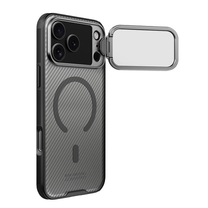 MagSafe-etui til Apple iPhone 18 Pro / 17 Pro, Nillkin, CamShield Prop, Sort Transparent