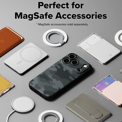 MagSafe-etui til Apple iPhone 18 Pro / 17 Pro, Ringke, Onyx, Camouflage